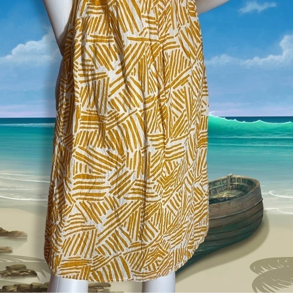 ROOLEE Tropical Boho Faux Wrap Top Dress Size Small - Picture 9 of 13